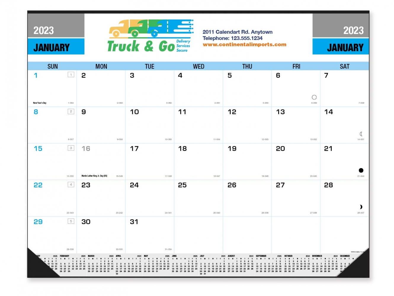 Publi Calen Art Large Square Planner