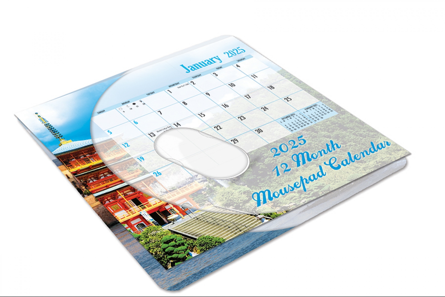 Publi Calen Art Monthly Custom Mouse Pad